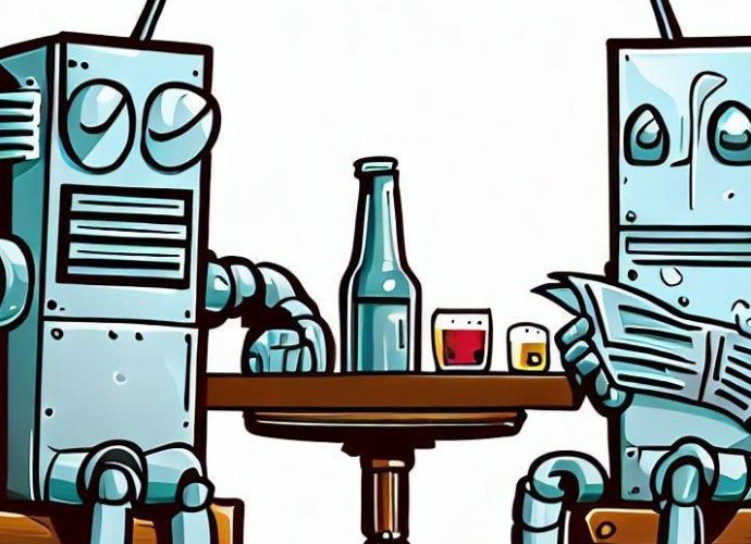 AI Robots Chatting