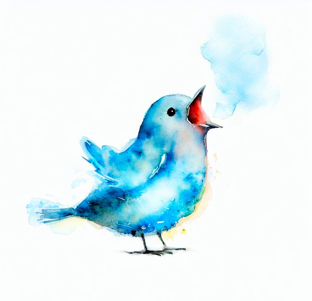 My last tweet says the BLUE bird