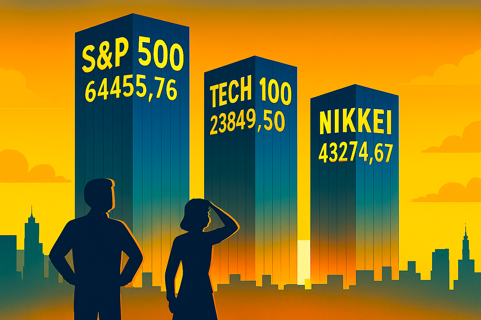 New records for global indices led by U.S. tech