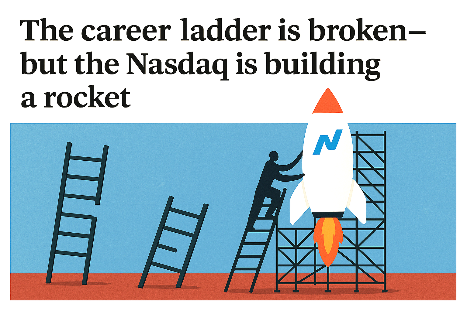Nasdaq rockets to new high