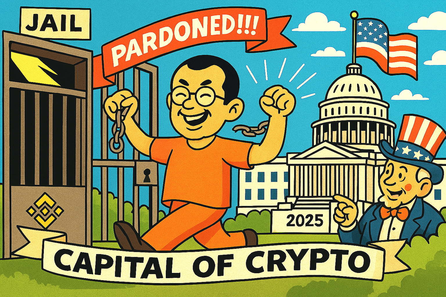 Crypto King pardoned