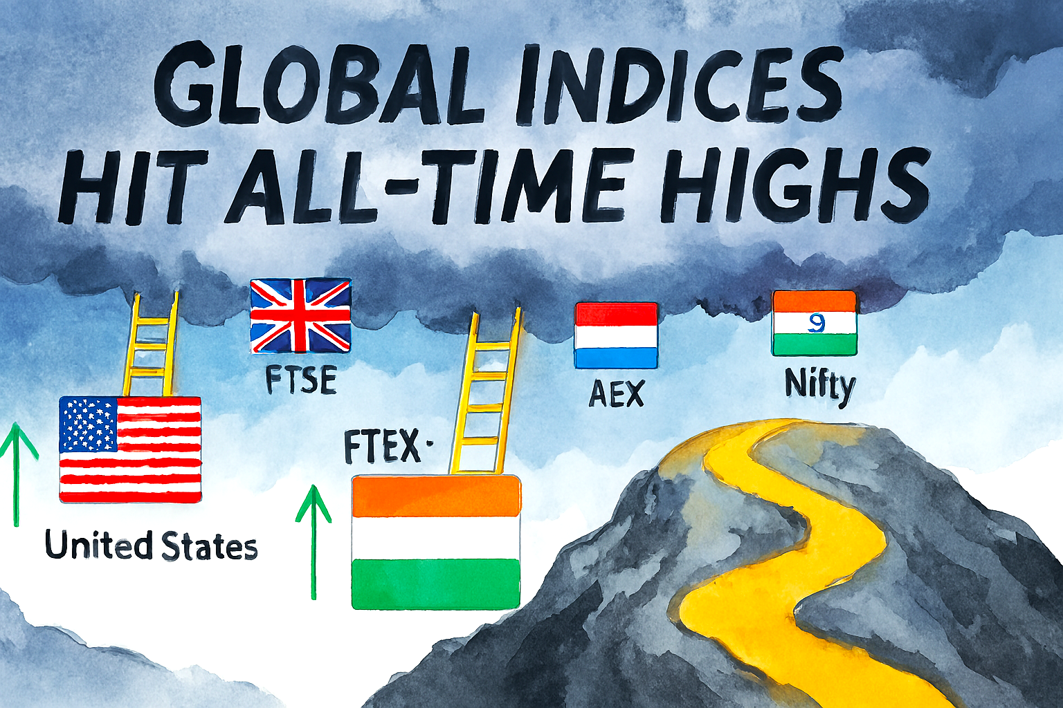 Stocks hit all-time high