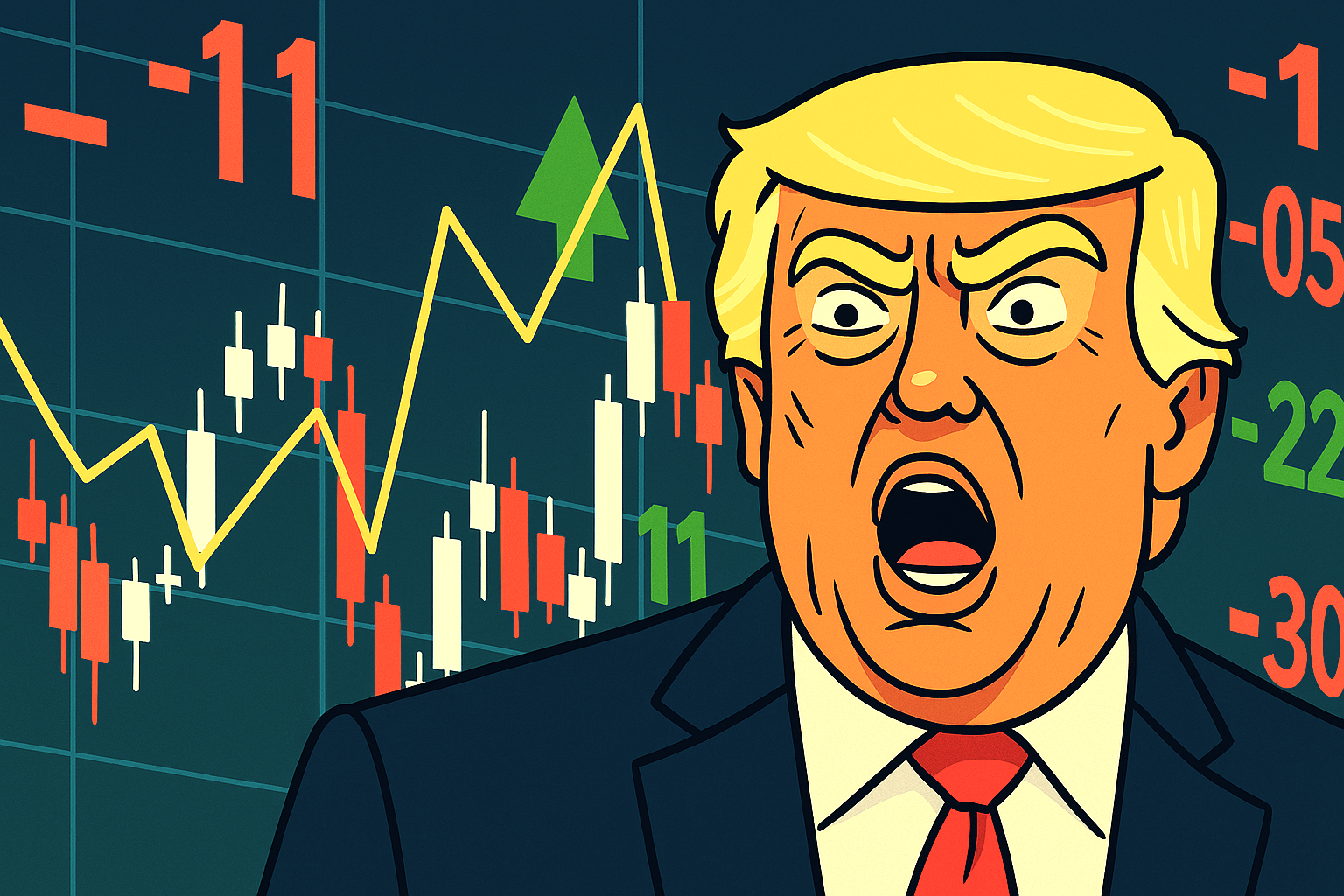 Markets move as Trump tweets
