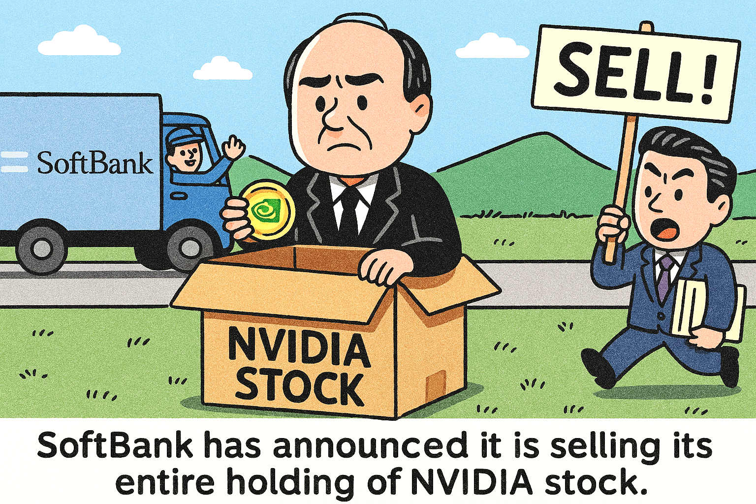 Softbank sells Nvidia stock