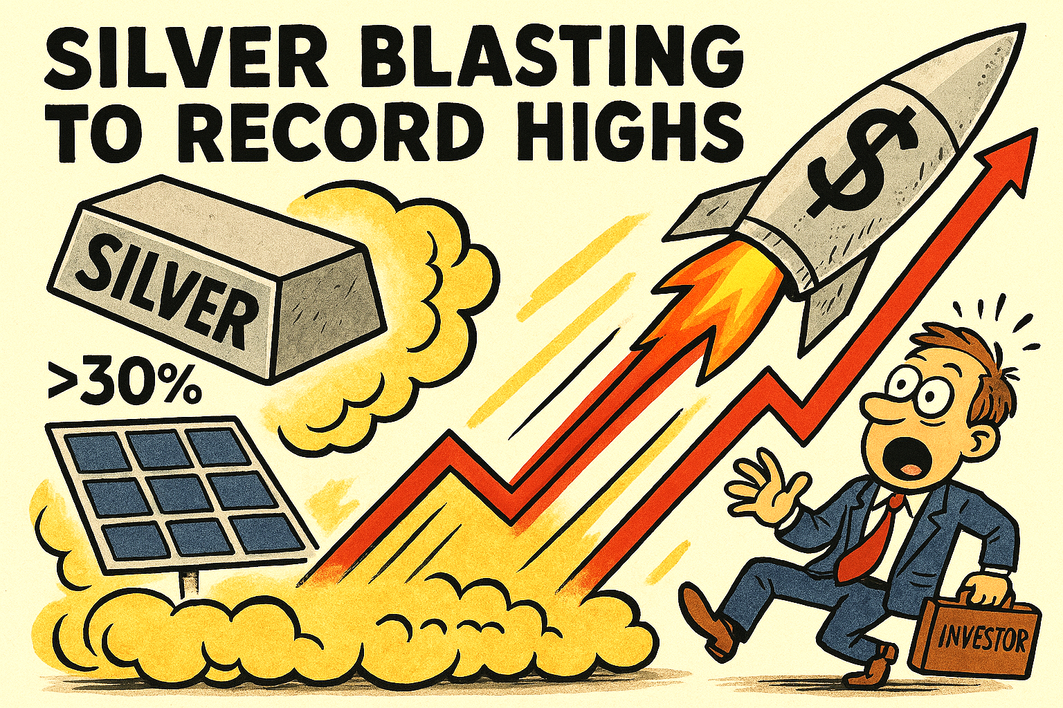 Silver hits record high