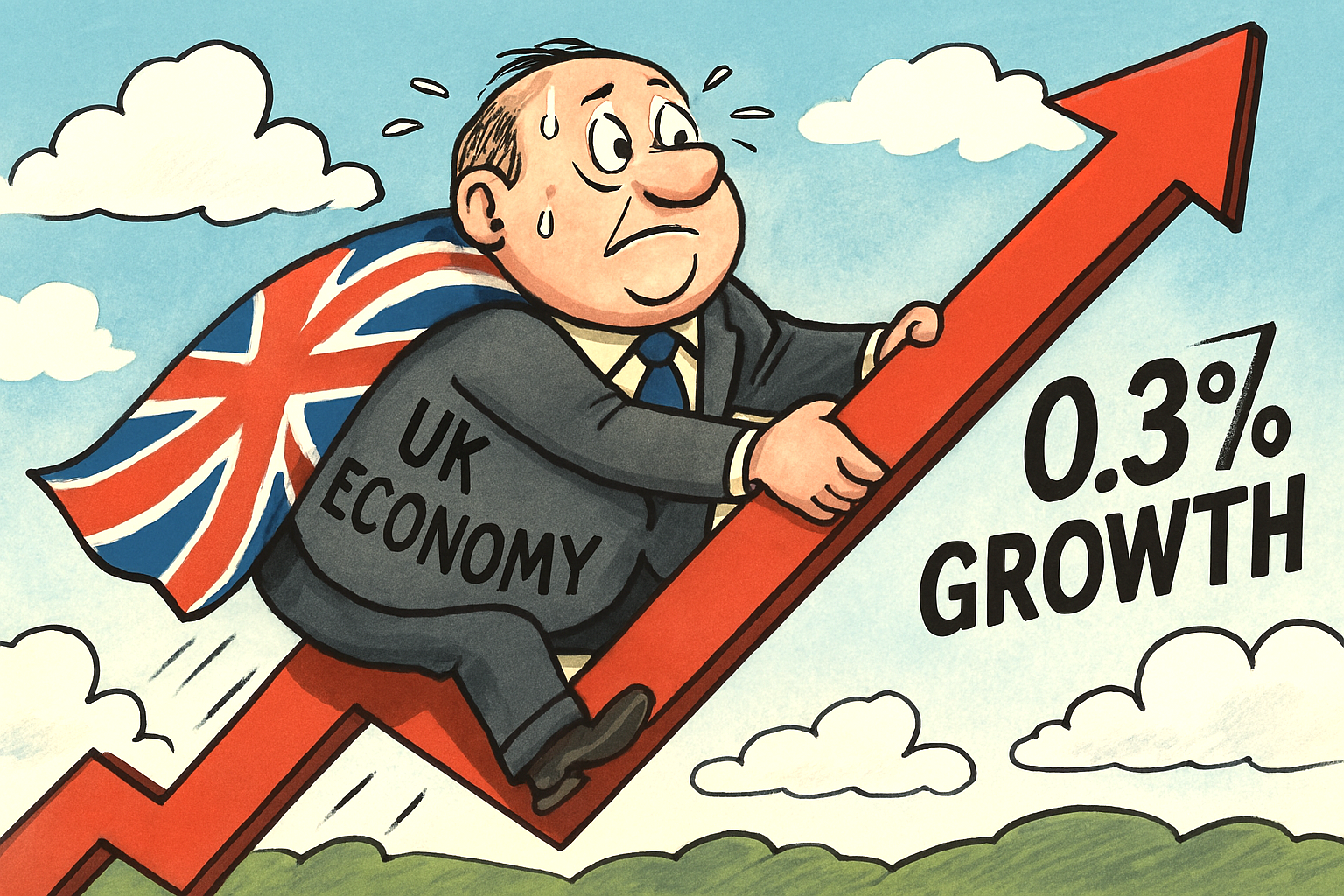 UK growth at 0.3% November 2025