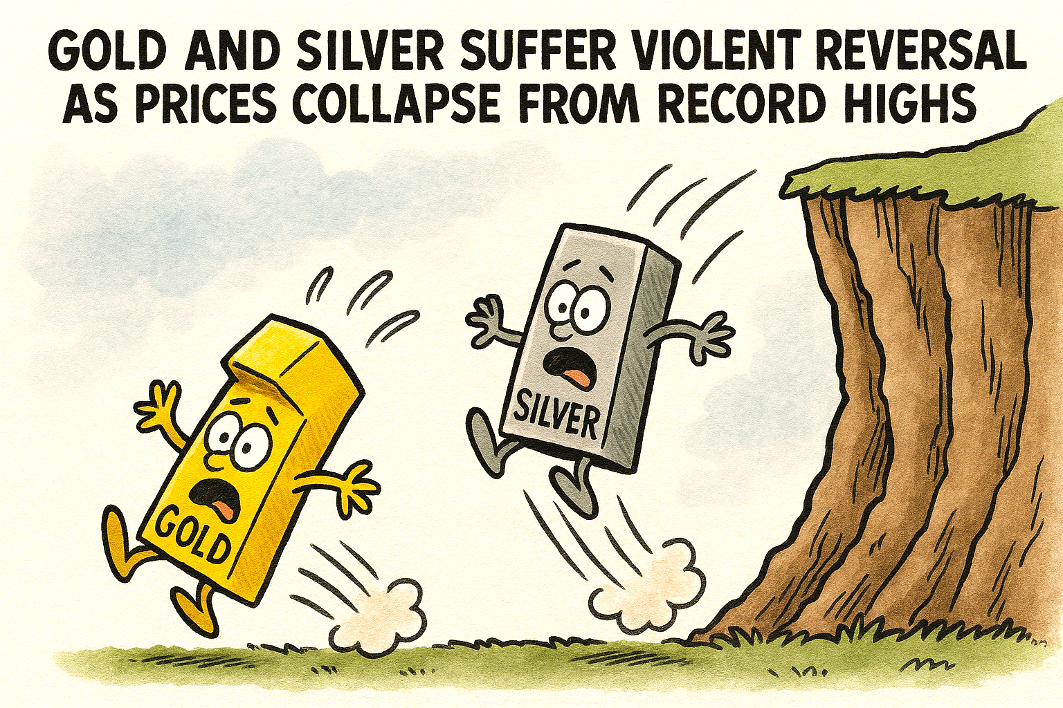 Gold and silver - the ups and downs!