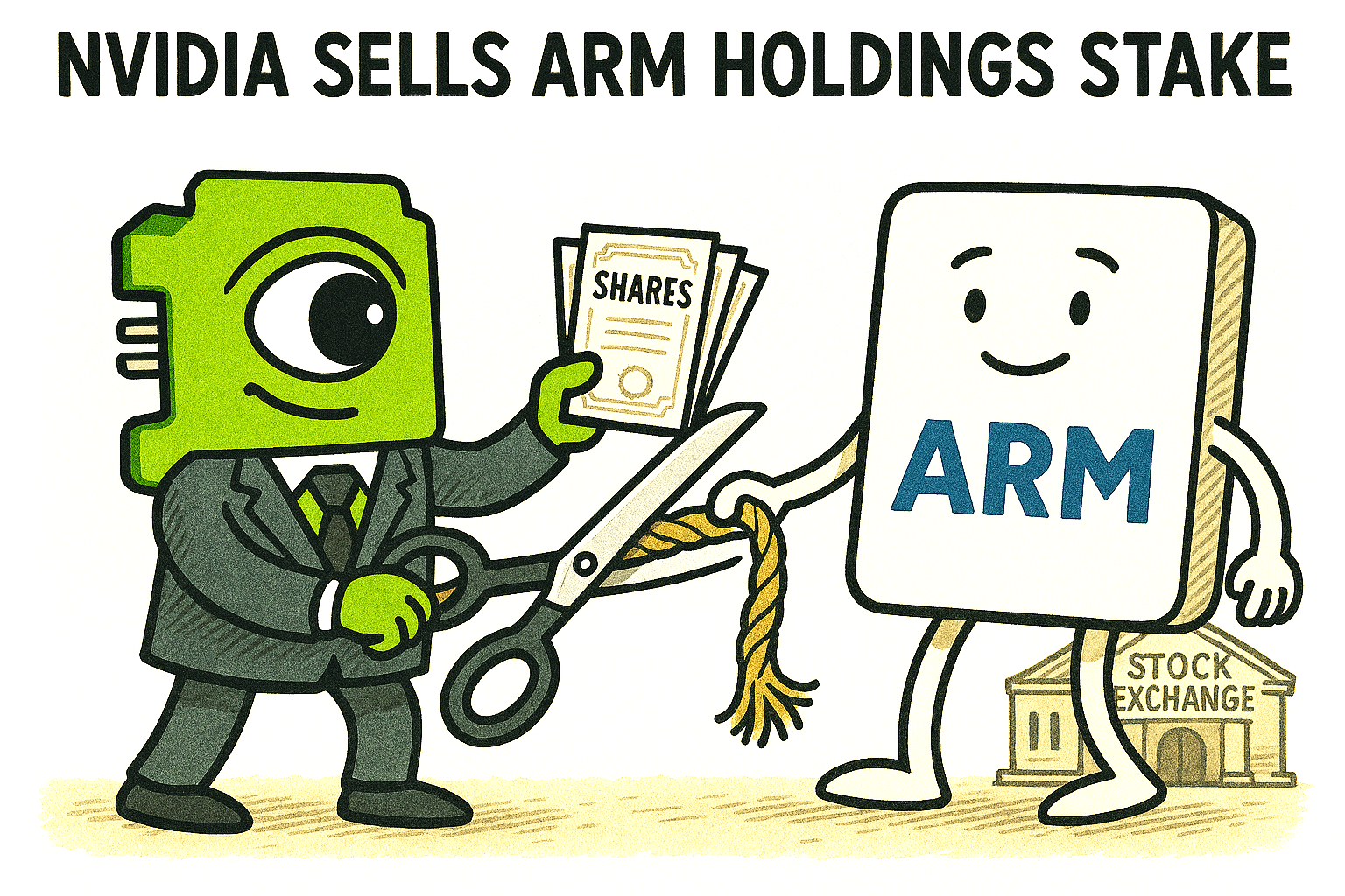 Nvidia sells ARM stock