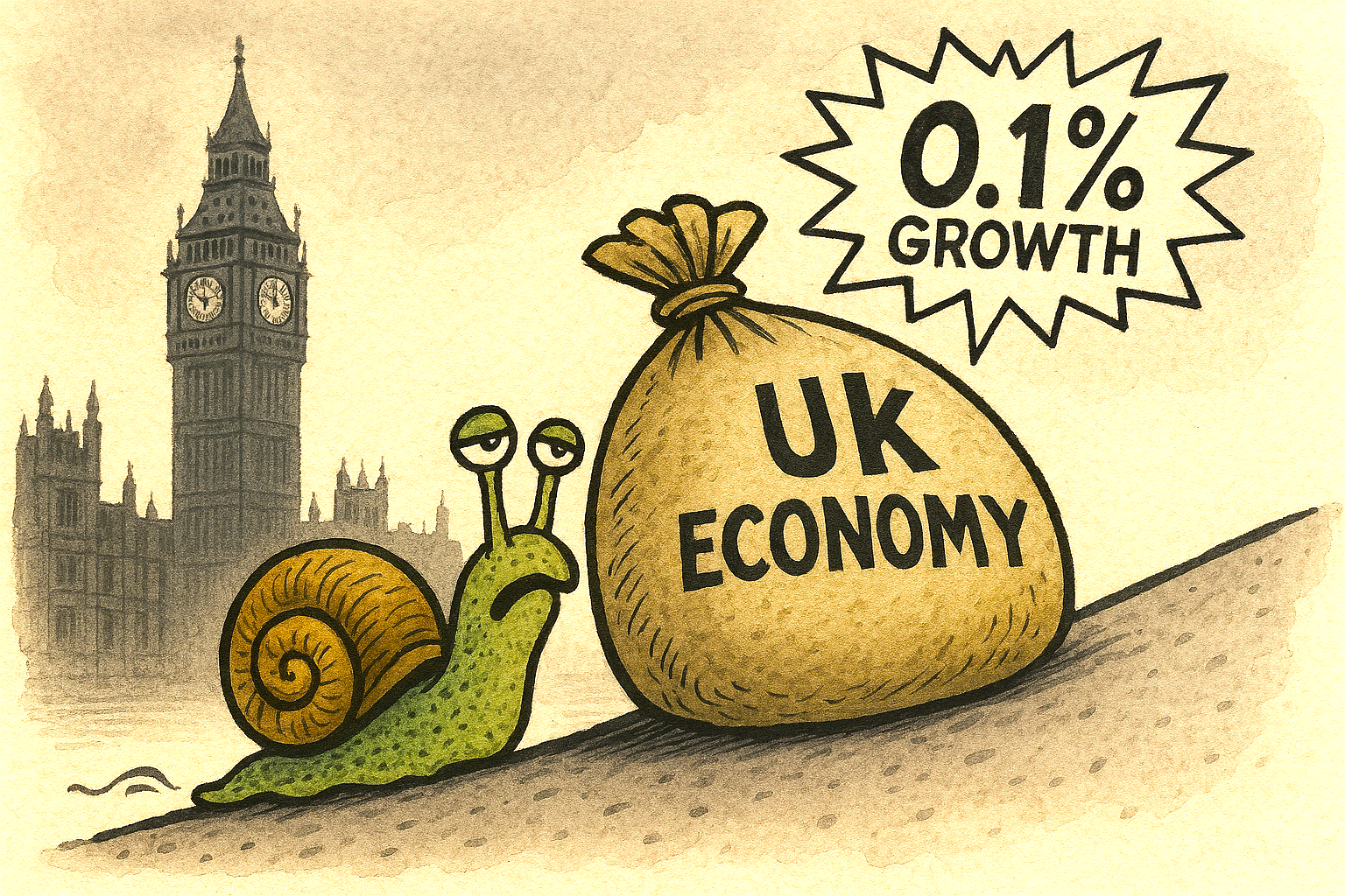 UK lacklustre growth in Q4