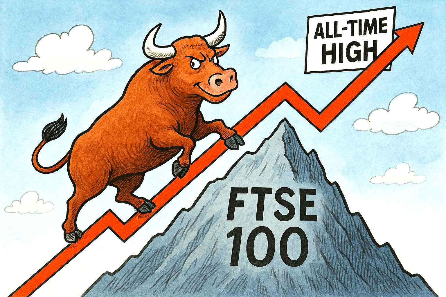 FTSE 100 hits new high!
