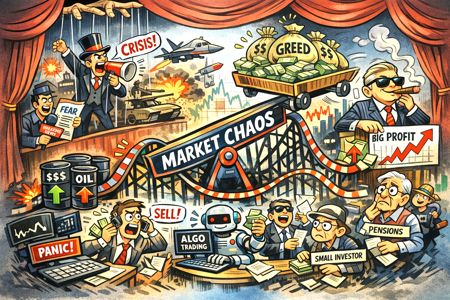 Chaotic stock market