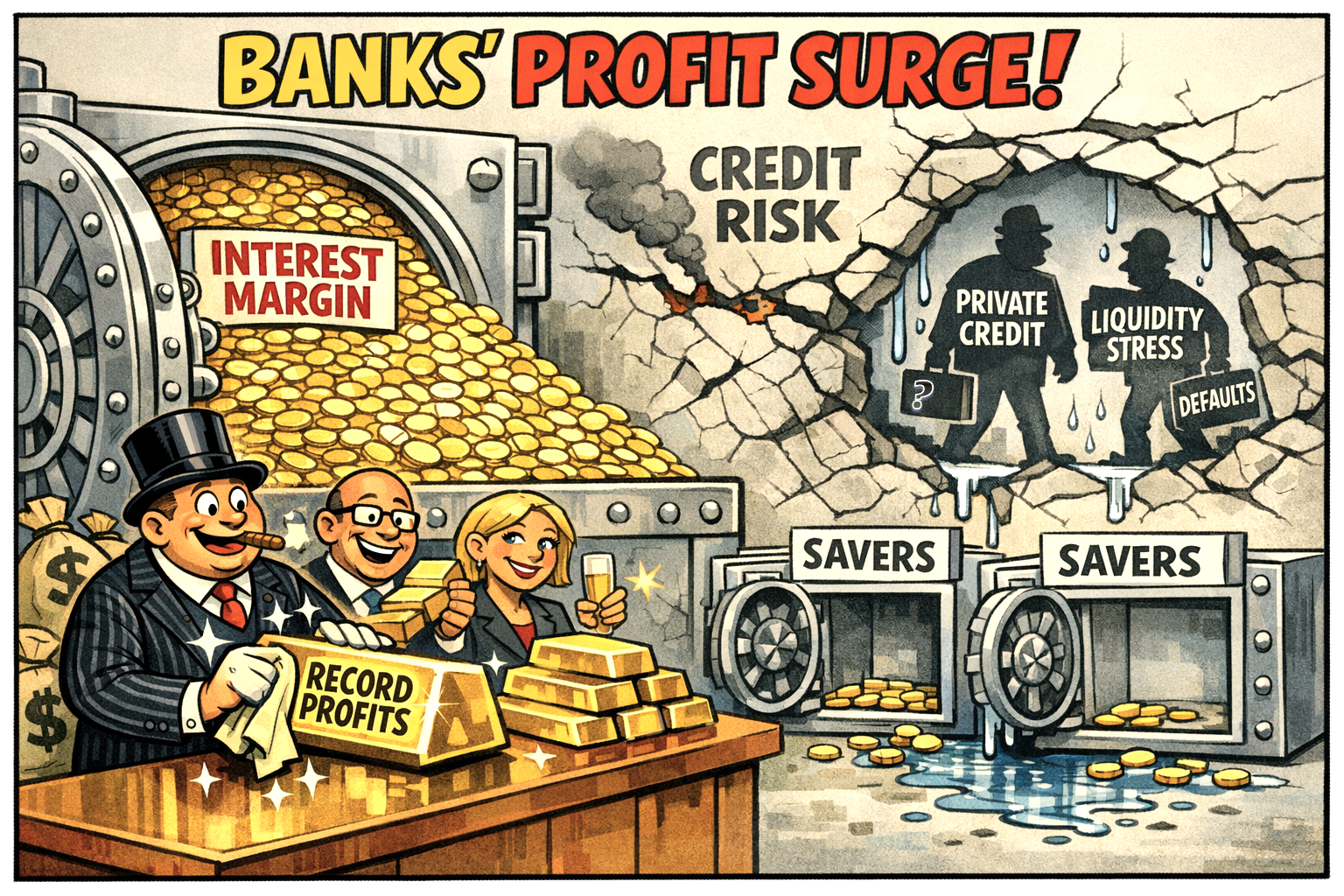 Banks' profits surge