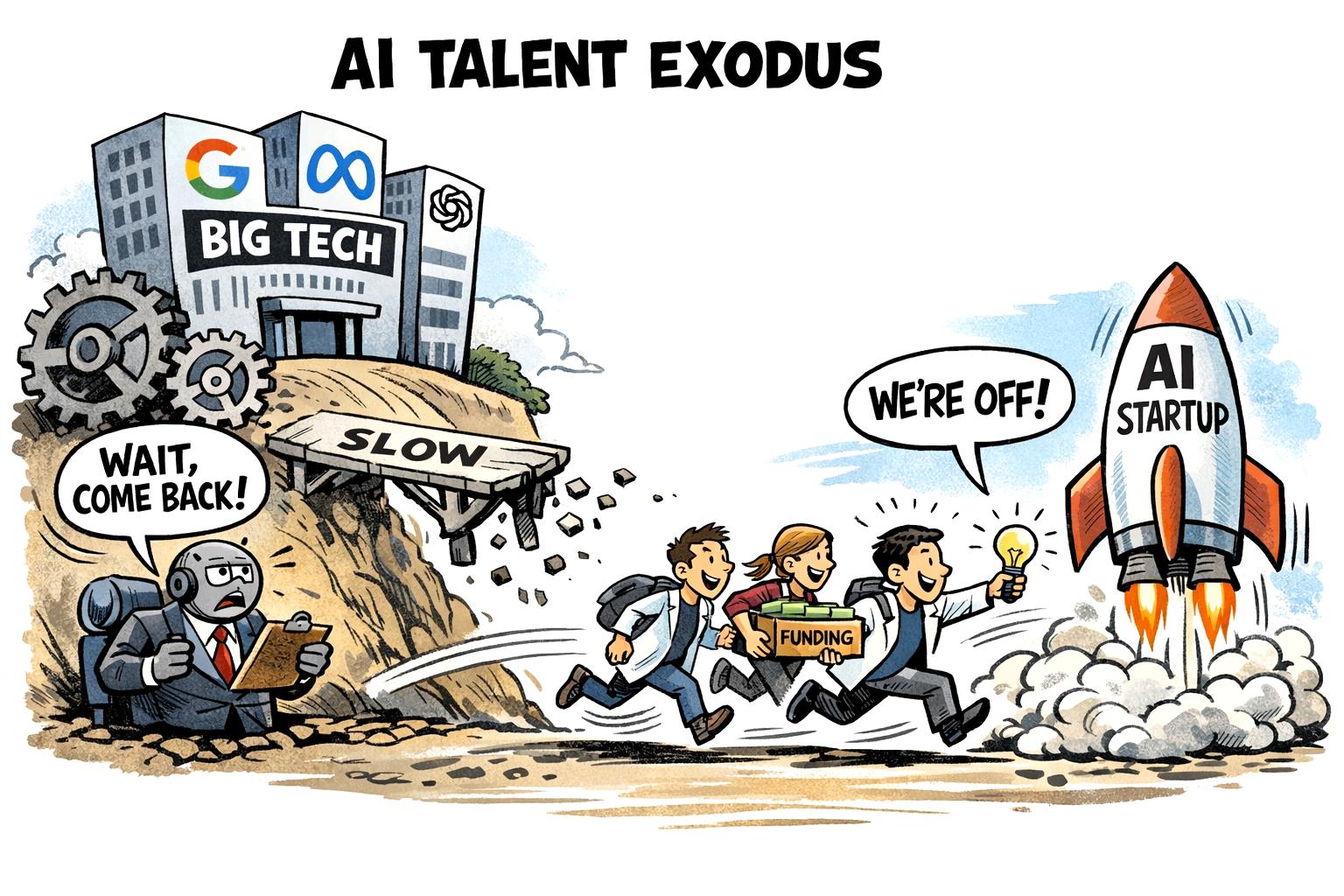 Big Tech AI Exodus