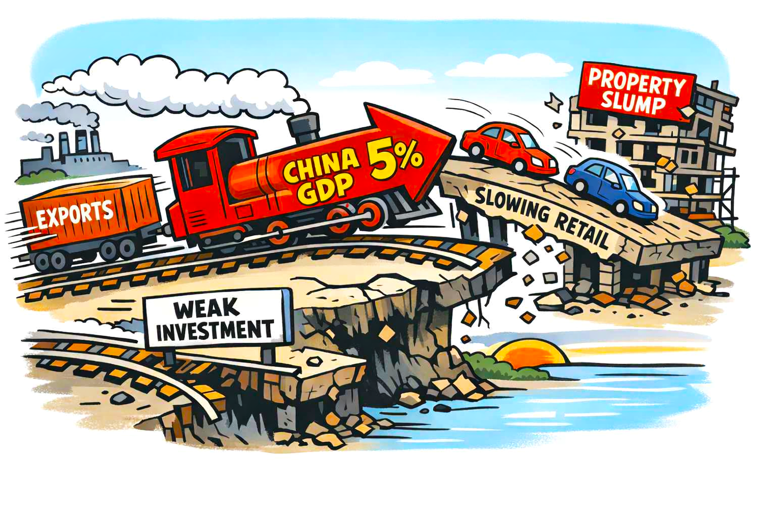 China 2026 Q1 GDP up!