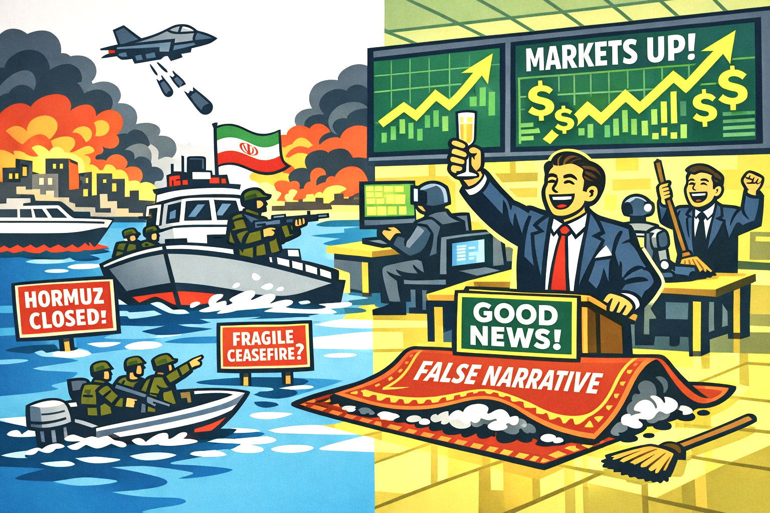 Markets make the money and remain devoid of morality