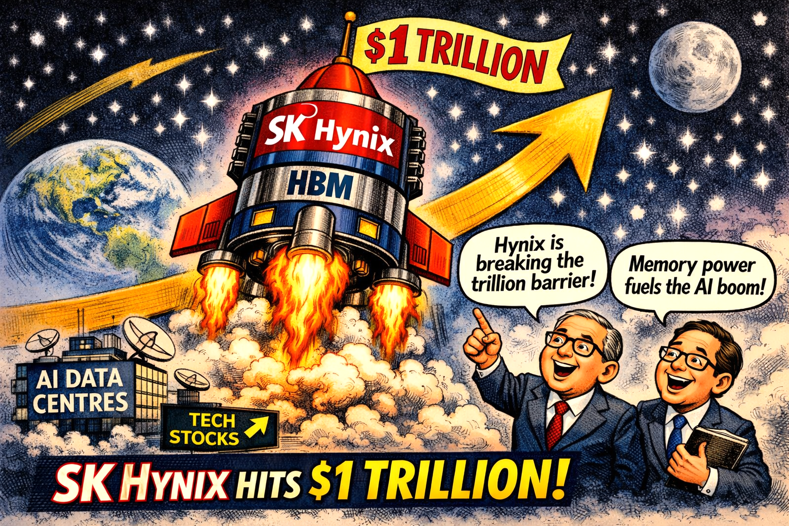 SK Hynix rockets to $1 trillion valuation