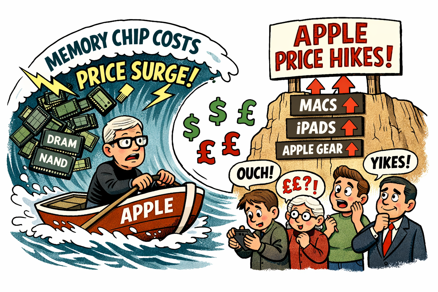 Memory shortage shakes Apple to the core