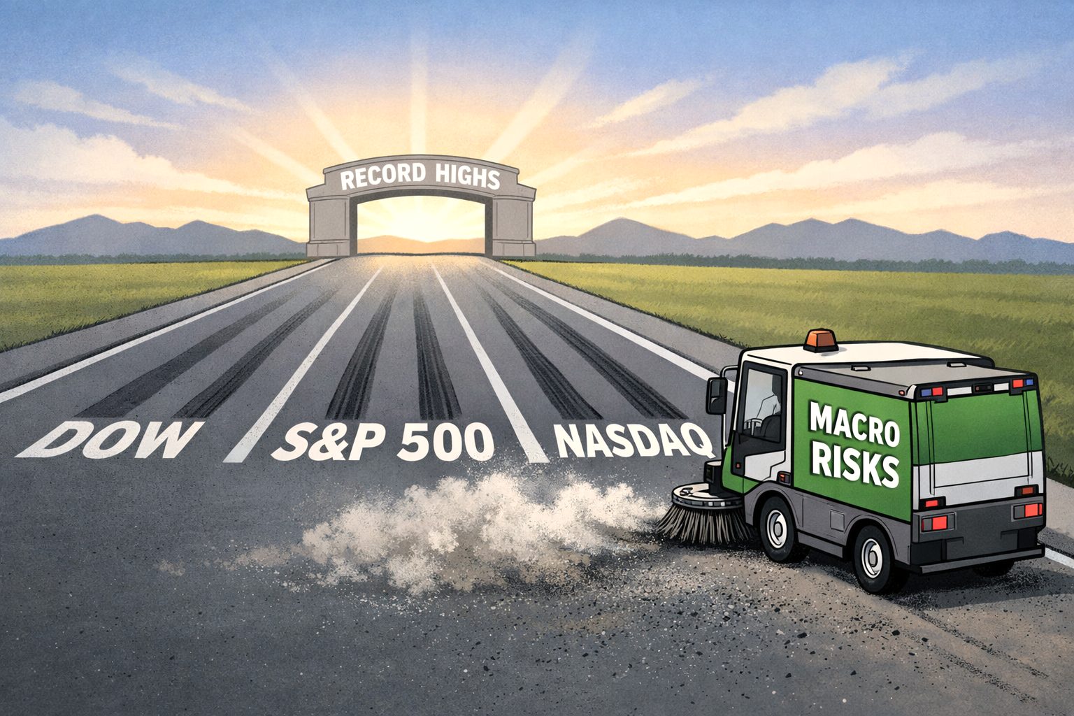 All three U.S. indices hit new reocrd highs!