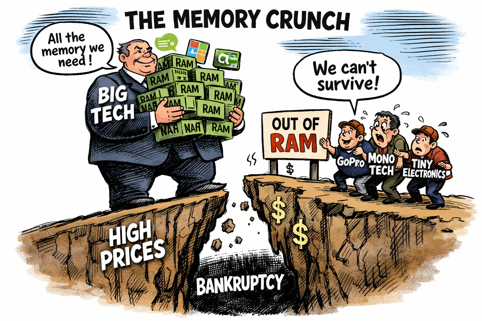 AI memory RAM shortage