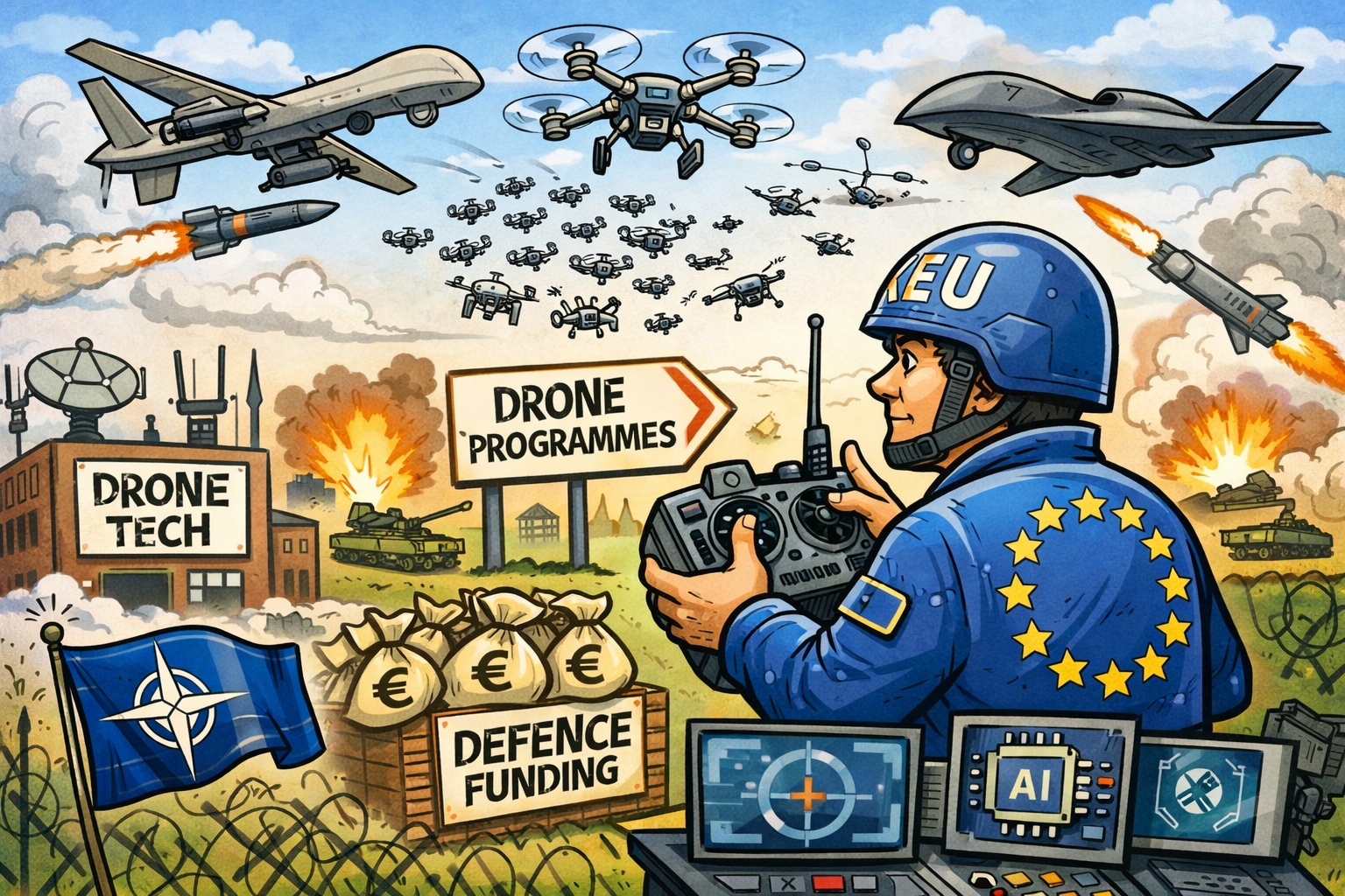 Drone investment by the EU