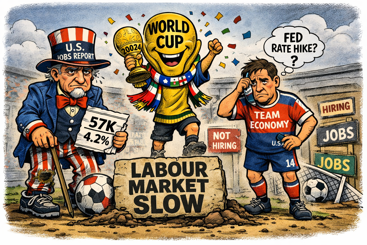 Hiring slows for the U.S. in June 2026