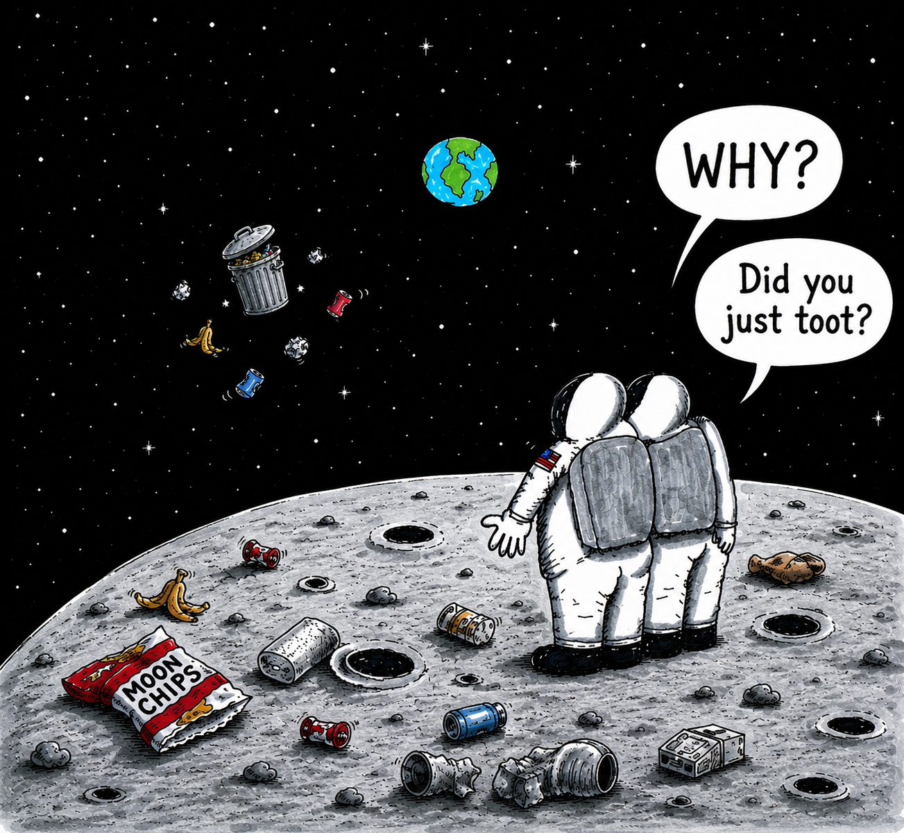 The space race to waste