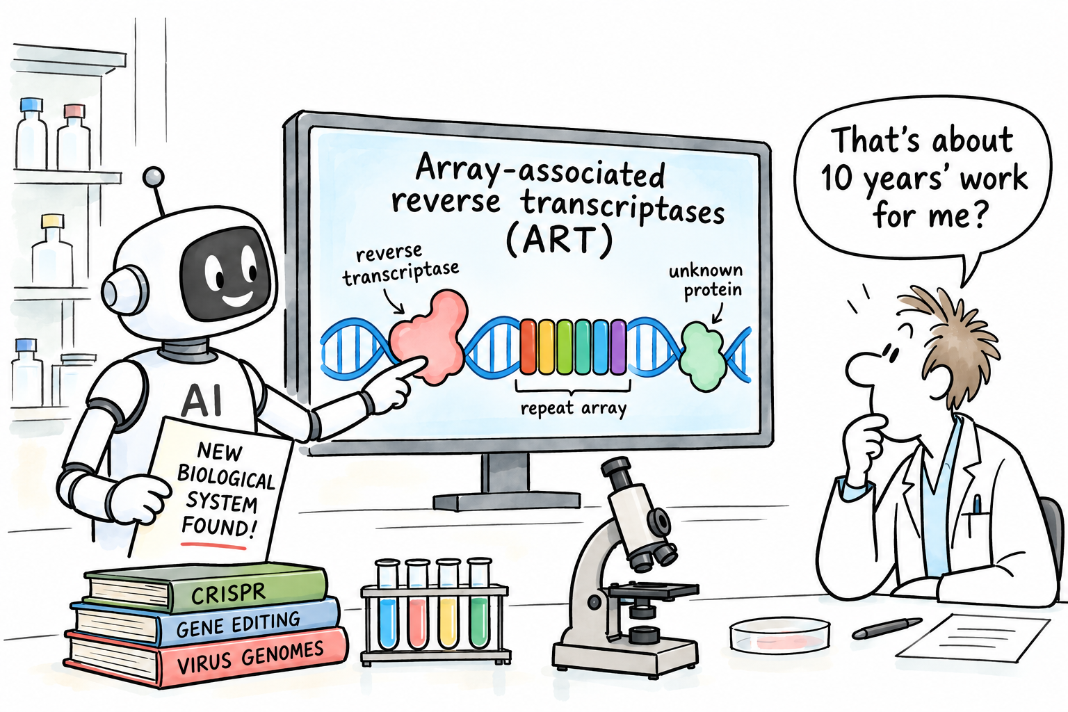 AI Agent biological discovery