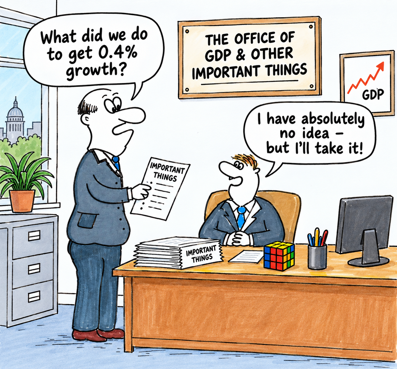 UK growth July 2026 0.4%