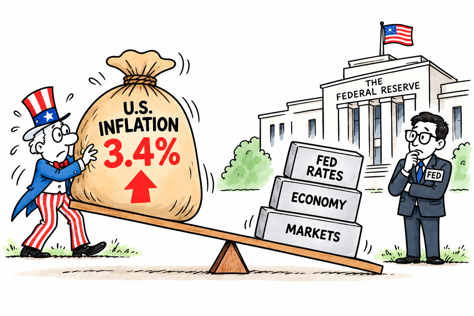 U.S. inflation balancing act